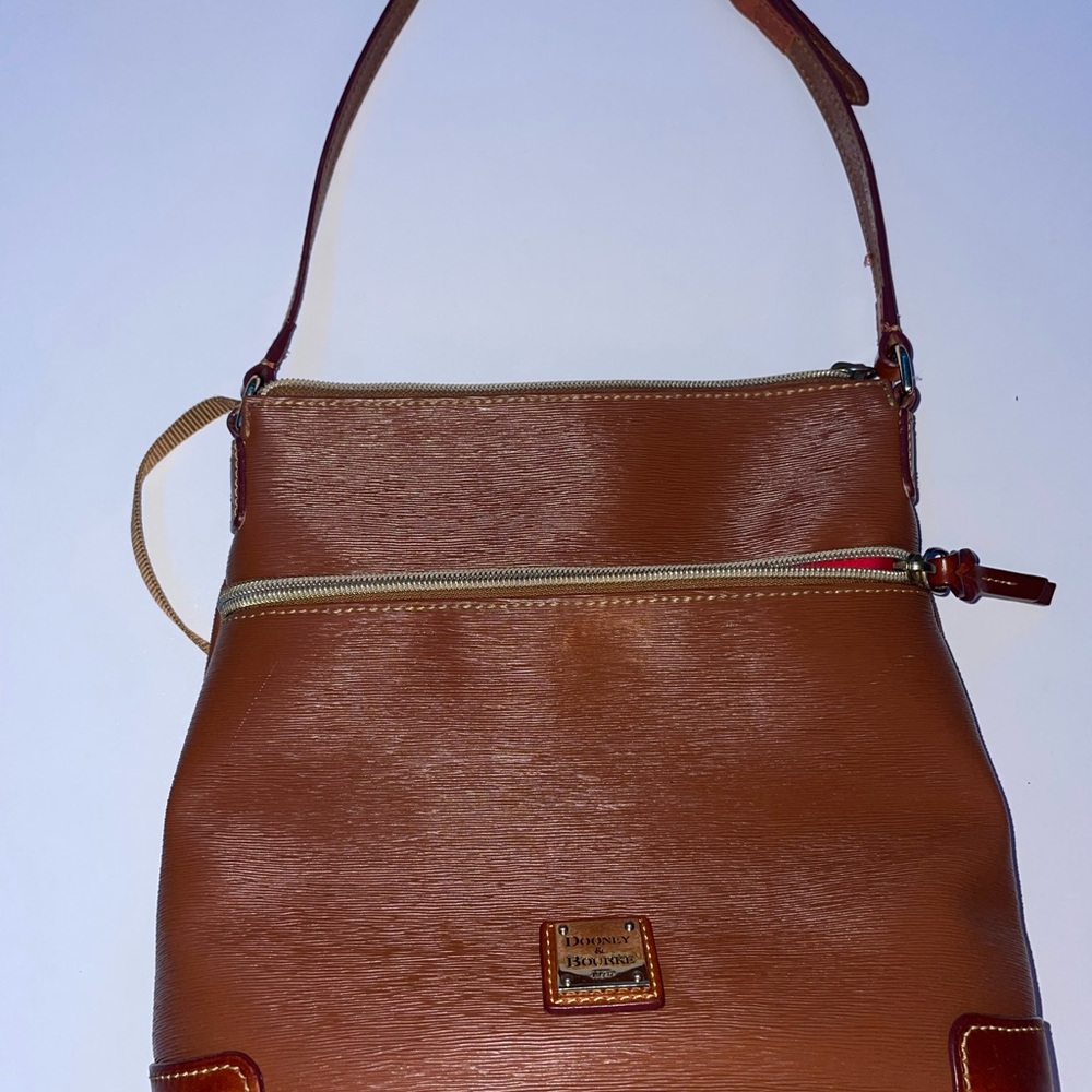 Dooney & Bourke Brown Leather Shoulder Bag